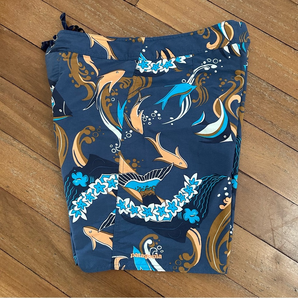 Patagonia Printed Board Shorts Swim Trunks